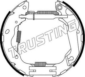 Trusting 6421 - Komplet kočnica, bubanj kočnice www.molydon.hr