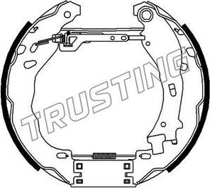 Trusting 647.0 - Komplet kočnica, bubanj kočnice www.molydon.hr