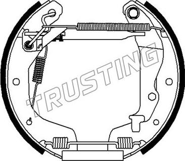 Trusting 6478 - Komplet kočnica, bubanj kočnice www.molydon.hr