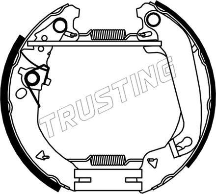 Trusting 6552 - Komplet kočnica, bubanj kočnice www.molydon.hr