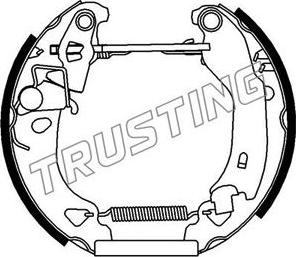 Trusting 6099 - Komplet kočnica, bubanj kočnice www.molydon.hr