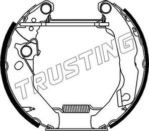 Trusting 6066 - Komplet kočnica, bubanj kočnice www.molydon.hr