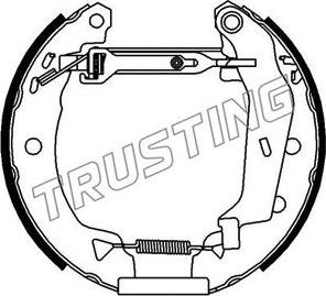 Trusting 615.0 - Komplet kočnica, bubanj kočnice www.molydon.hr