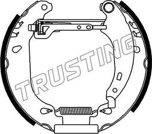 Trusting 6161 - Komplet kočnica, bubanj kočnice www.molydon.hr