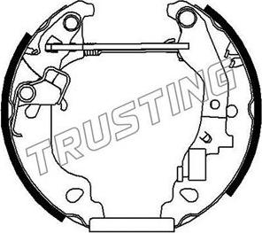 Trusting 6167 - Komplet kočnica, bubanj kočnice www.molydon.hr