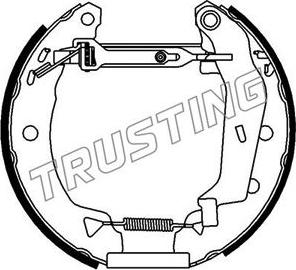 Trusting 6101 - Komplet kočnica, bubanj kočnice www.molydon.hr