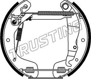 Trusting 6112 - Komplet kočnica, bubanj kočnice www.molydon.hr