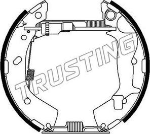 Trusting 6352 - Komplet kočnica, bubanj kočnice www.molydon.hr