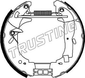 Trusting 6357 - Komplet kočnica, bubanj kočnice www.molydon.hr