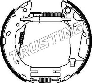 Trusting 636.0 - Komplet kočnica, bubanj kočnice www.molydon.hr