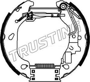 Trusting 6384 - Komplet kočnica, bubanj kočnice www.molydon.hr