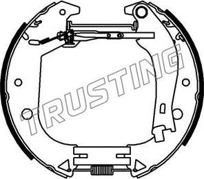 Trusting 6385 - Komplet kočnica, bubanj kočnice www.molydon.hr