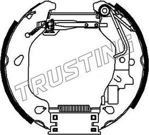 Trusting 6383 - Komplet kočnica, bubanj kočnice www.molydon.hr