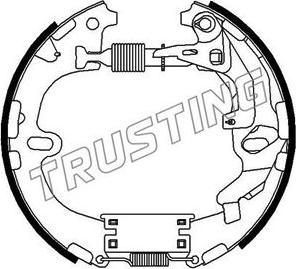 Trusting 633.0 - Komplet kočnica, bubanj kočnice www.molydon.hr