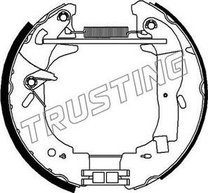 Trusting 6337 - Komplet kočnica, bubanj kočnice www.molydon.hr
