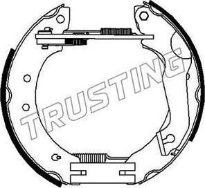 Trusting 637.0 - Komplet kočnica, bubanj kočnice www.molydon.hr