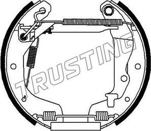 Trusting 6293 - Komplet kočnica, bubanj kočnice www.molydon.hr