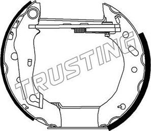 Trusting 6266 - Komplet kočnica, bubanj kočnice www.molydon.hr