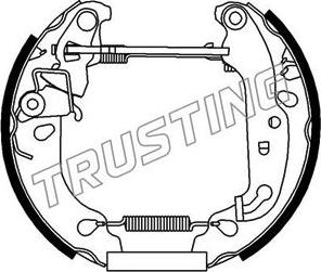 Trusting 6205 - Komplet kočnica, bubanj kočnice www.molydon.hr