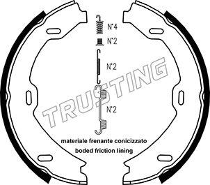 Trusting 052.128K - Komplet kočionih obloga, rucna kočnica www.molydon.hr