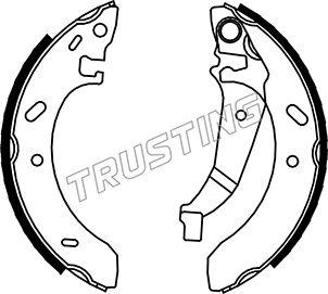 Trusting 023.005 - Komplet kočnica, bubanj kočnice www.molydon.hr