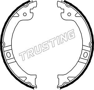 Trusting 023.002 - Komplet kočionih obloga, rucna kočnica www.molydon.hr