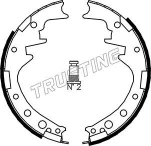 Trusting 115.249 - Komplet kočnica, bubanj kočnice www.molydon.hr