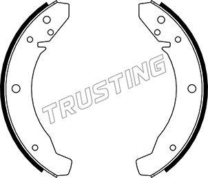 Trusting 124.250 - Komplet kočnica, bubanj kočnice www.molydon.hr