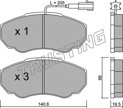 Jurid 573113D - Komplet Pločica, disk-kočnica www.molydon.hr