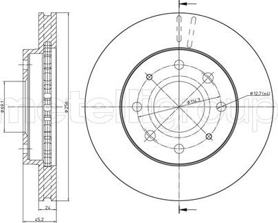 SBS 203025V - Kočioni disk www.molydon.hr