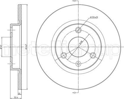 Pex 14.0124 - Kočioni disk www.molydon.hr