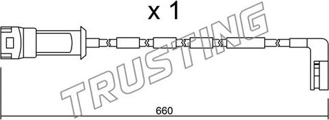 Trusting SU.082 - Signalni kontakt, trosenje kočione plocice www.molydon.hr