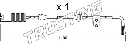 Trusting SU.148 - Signalni kontakt, trosenje kočione plocice www.molydon.hr