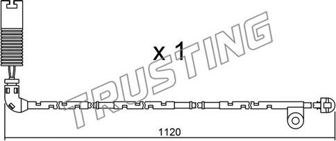 Trusting SU.156 - Signalni kontakt, trosenje kočione plocice www.molydon.hr