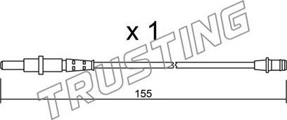 Trusting SU.163 - Signalni kontakt, trosenje kočione plocice www.molydon.hr