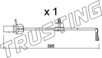 Trusting SU.346 - Signalni kontakt, trosenje kočione plocice www.molydon.hr