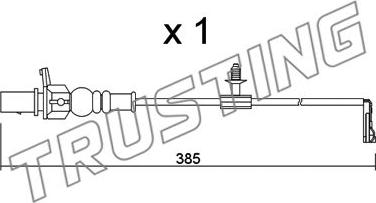 Trusting SU.348 - Signalni kontakt, trosenje kočione plocice www.molydon.hr