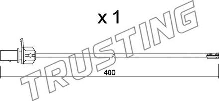 Trusting SU.347 - Signalni kontakt, trosenje kočione plocice www.molydon.hr