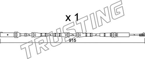 Trusting SU.351 - Signalni kontakt, trosenje kočione plocice www.molydon.hr