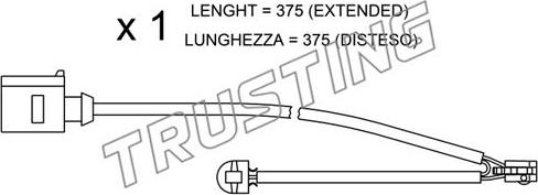 Trusting SU.294 - Signalni kontakt, trosenje kočione plocice www.molydon.hr