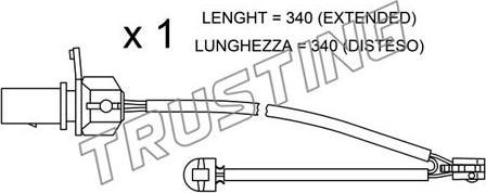 Trusting SU.295 - Signalni kontakt, trosenje kočione plocice www.molydon.hr