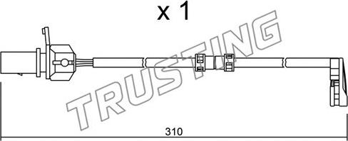 Trusting SU.290 - Signalni kontakt, trosenje kočione plocice www.molydon.hr