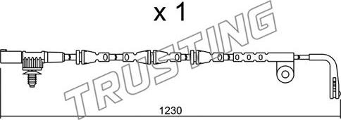 Trusting SU.255 - Signalni kontakt, trosenje kočione plocice www.molydon.hr