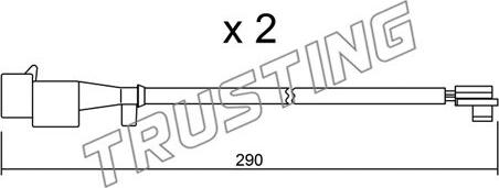 Trusting SU.260K - Signalni kontakt, trosenje kočione plocice www.molydon.hr