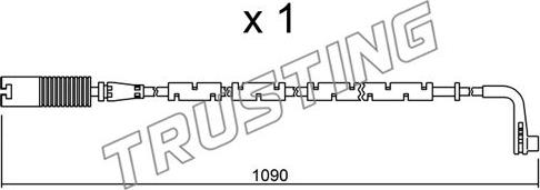 Trusting SU.206 - Signalni kontakt, trosenje kočione plocice www.molydon.hr