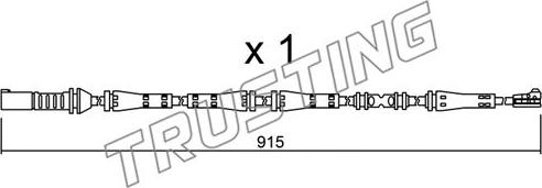 Trusting SU.287 - Signalni kontakt, trosenje kočione plocice www.molydon.hr