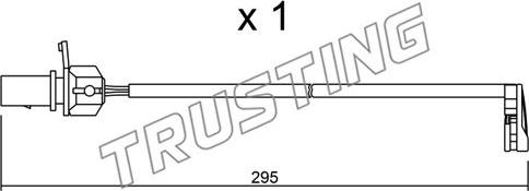 Trusting SU.224 - Signalni kontakt, trosenje kočione plocice www.molydon.hr