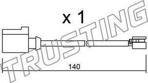 Trusting SU.274 - Signalni kontakt, trosenje kočione plocice www.molydon.hr