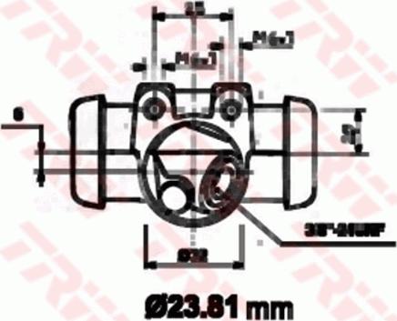 TRW BWK117 - Kočioni cilindar kotača www.molydon.hr