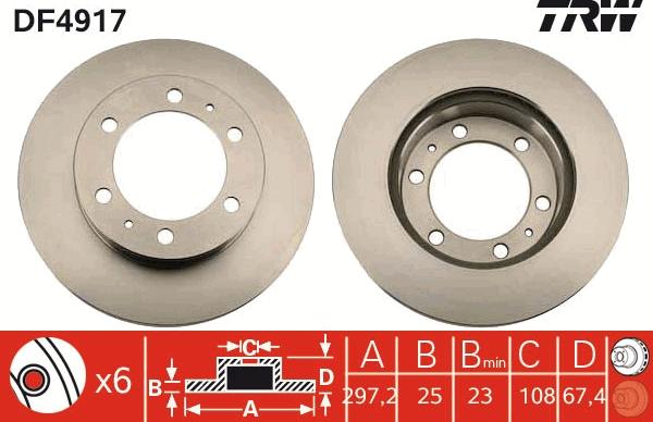 TRW DF4917 - Kočioni disk www.molydon.hr